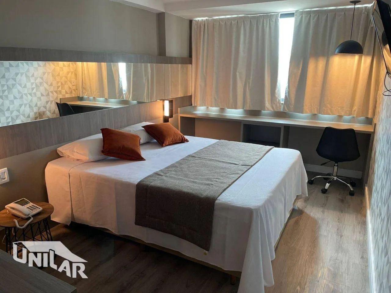 Apartamento com 1 dormitório, cozinha mobiliado à venda, 29 m² - Aterrado - Volta Redonda/