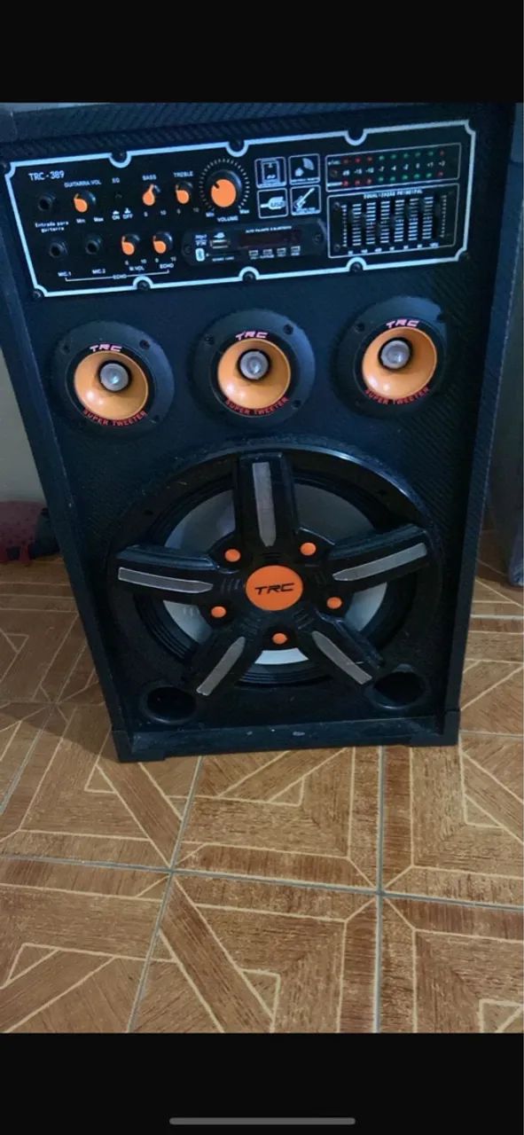 caixa de som TRC 389 650W