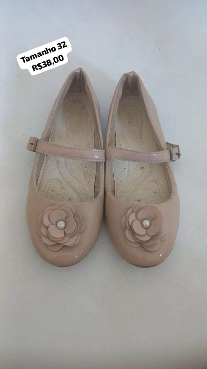 Sapato infantil para meninas modelo boneca - Foto 2