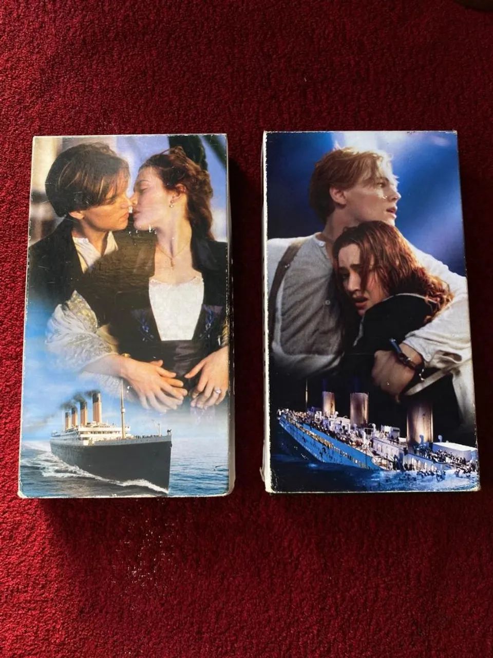 Par de fitas vhs titanic