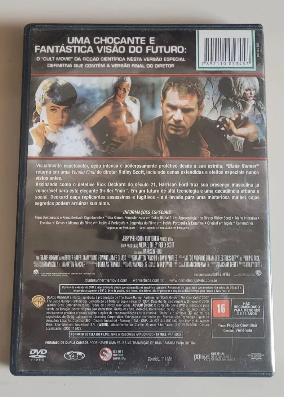 Blade Runner DVD - Edição Especial  - Foto 3
