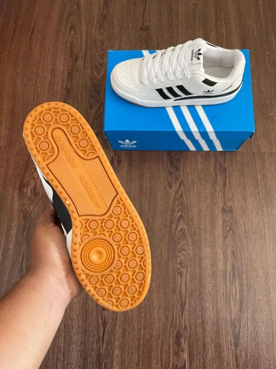 ADIDAS FORUM LOW  R- BRANCO PRETO FRETE GRATIS PARA TODO BRASIL - Foto 5