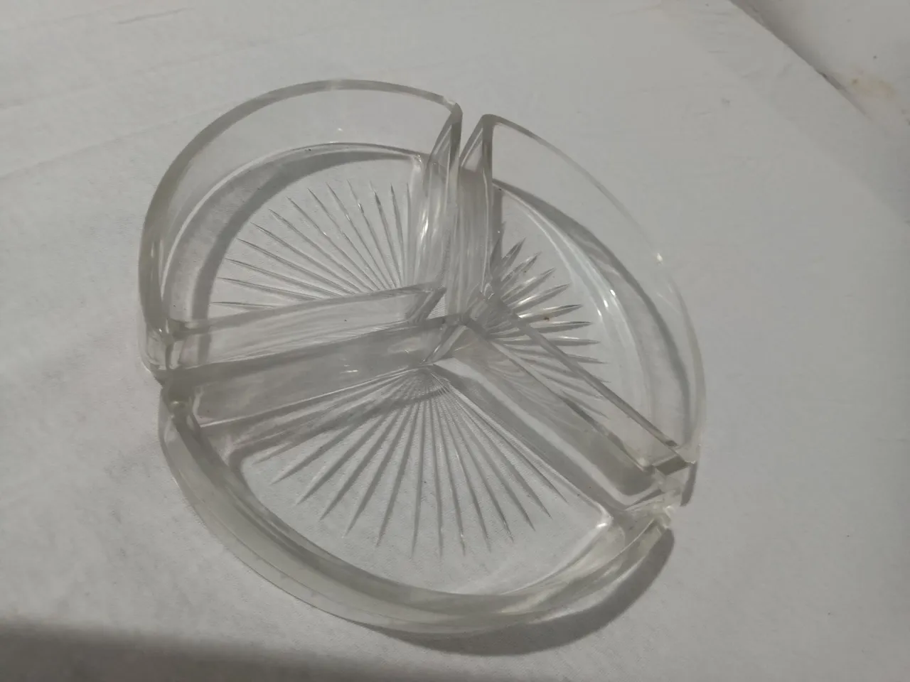 Travessa Divisória de Vidro Transparente