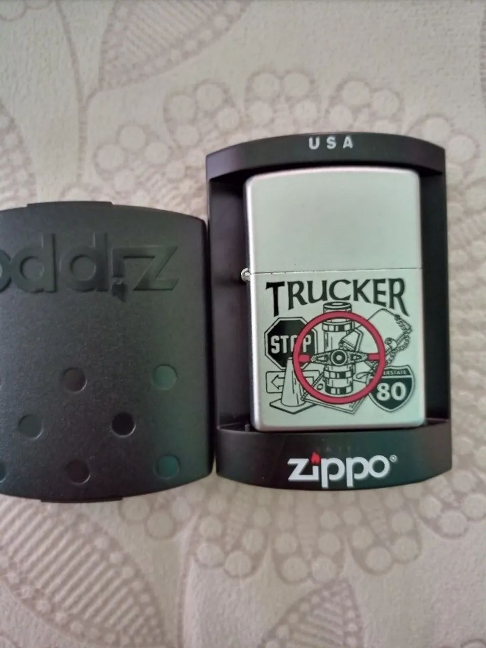Isqueiro Zippo Trucker a fluido Colecionador oferta aproveite otimo para presente - Foto 2