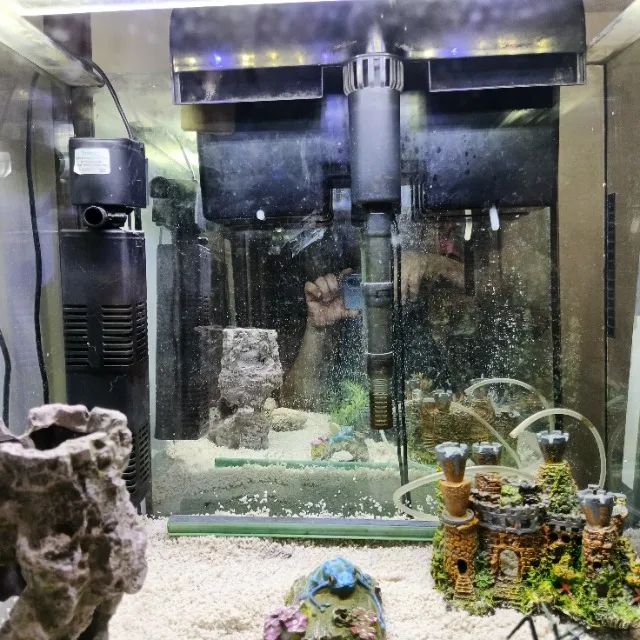  Vendo Aquário 50 X 50 X 50 - 125 Litros - Foto 4