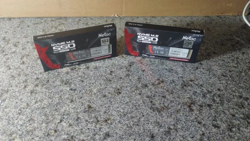 ssd nvme 512 netac 2500mb novo  com garantia  - Foto 2
