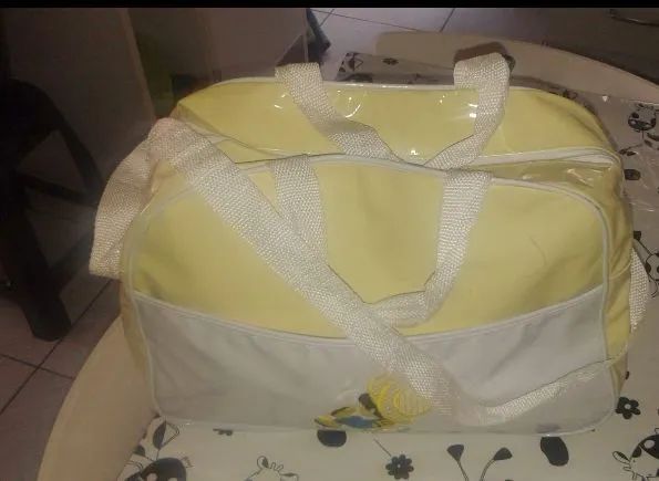Bolsa maternidade amarela  - Foto 2