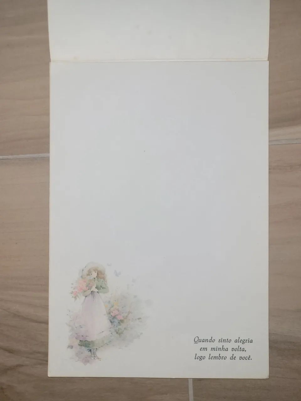 bloco notas com papeis de carta antigo - Foto 2