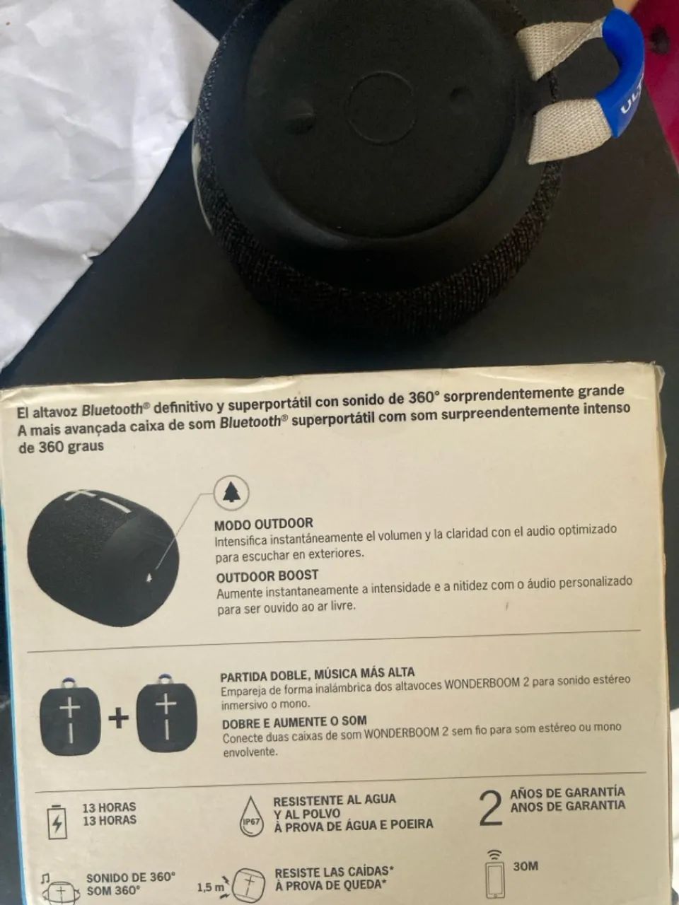 Caixa de Som Bluetooth Ultimate Ears Wonderboom 2 - Foto 2