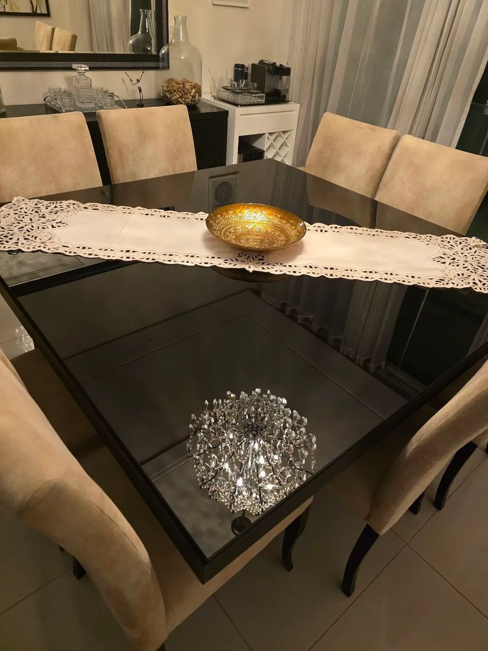 Mesa de jantar 08 lugares