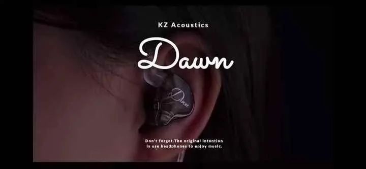 Fone de ouvido KZ Acoustics Dawn