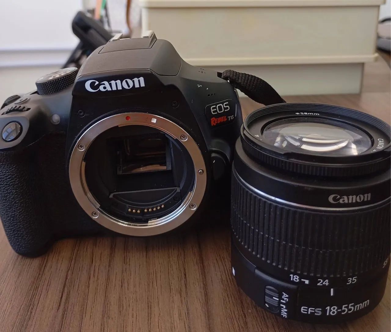 Câmera Canon Rebel T6 - Foto 2