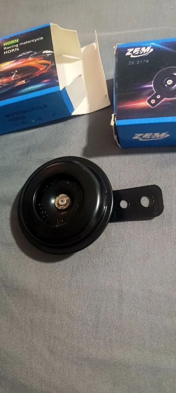 Buzina de moto universal - Foto 3