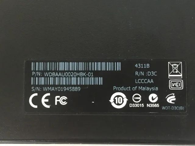 Disco Rígido Externo Western Digital Wd 2tb Wdt-d3c(b) 4311b - Foto 5