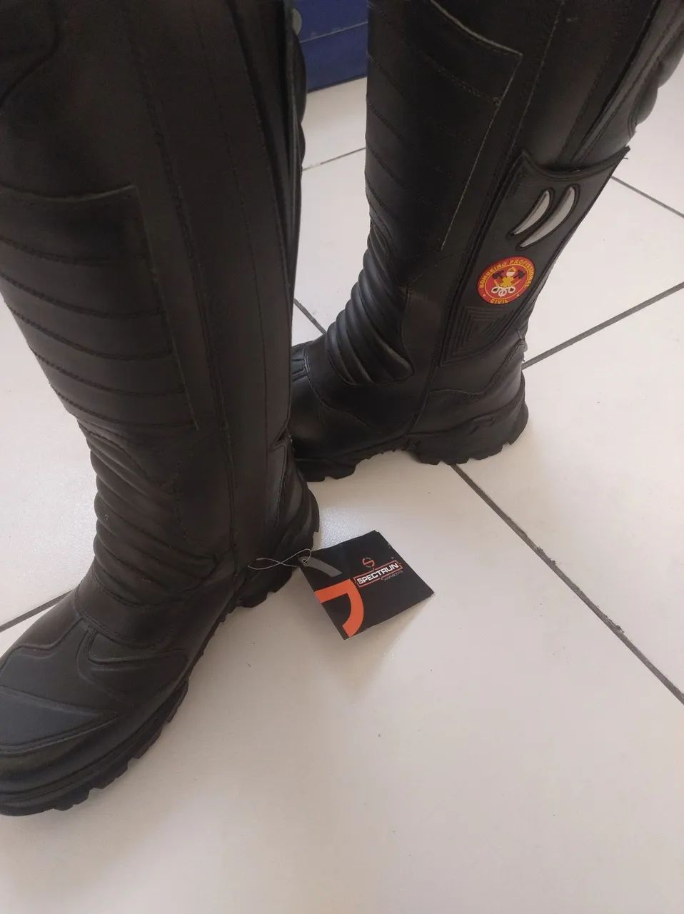 Bota Spectrun masculino feminino Cano longo bombeiro civil TAM:42 - Foto 4