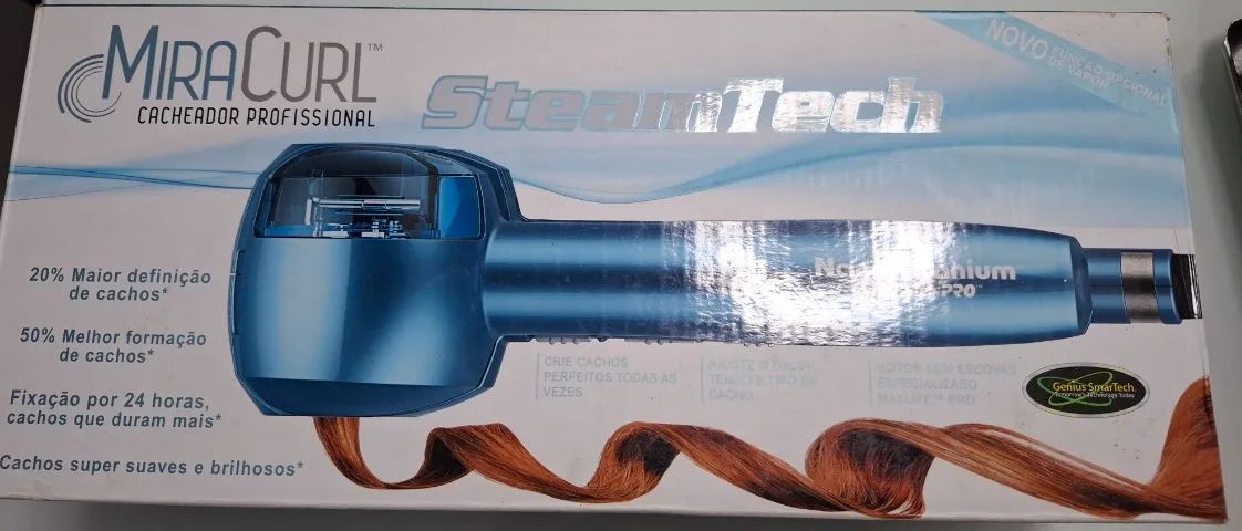 Modelador Miracurl Vapor Steam pouco uso Tech Babyliss Pro