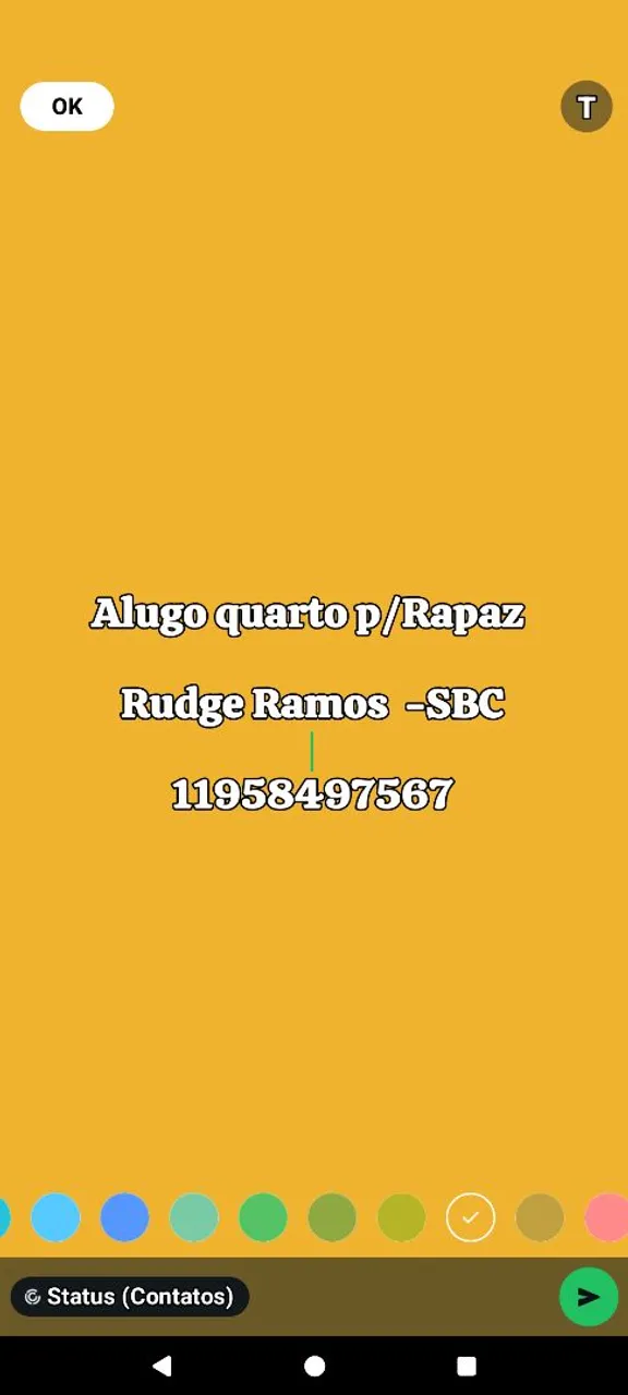 Alugo quarto para rapaz 