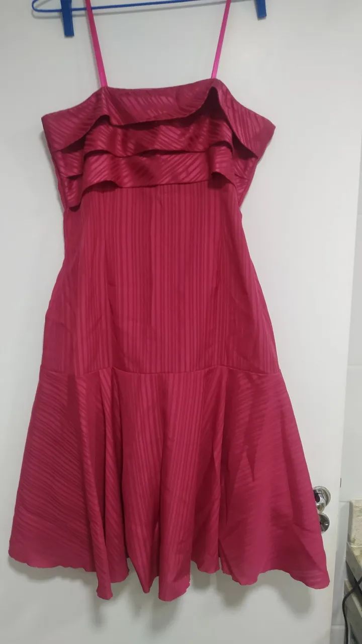 Vestido Festa Drapeado 