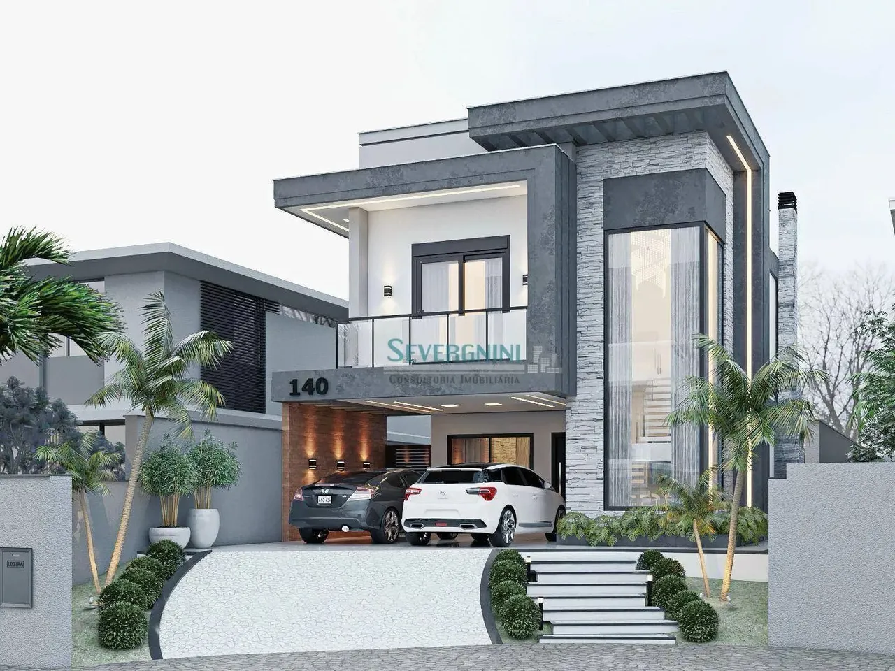 Sobrado com 3 dormitórios à venda, 130 m² por R$ 850.000,00 - Garden Ville - Gravataí/RS