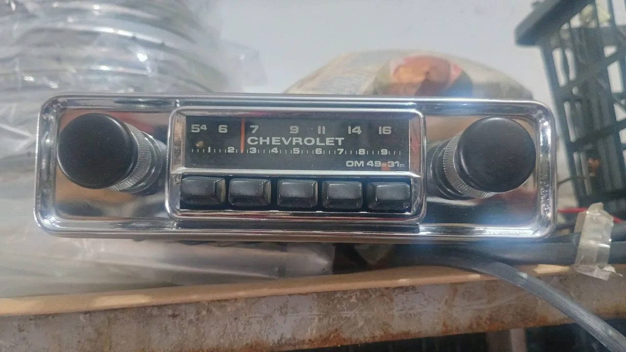 RÁDIO MOTORADIO ORIGINAL COM BLUETOOTH DO OPALA CHEVETTE CORCEL