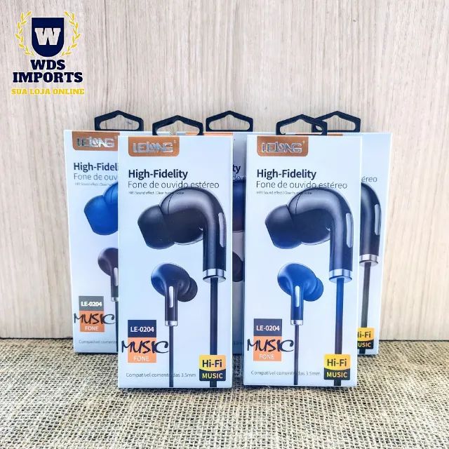 Kit 5 Fone De Ouvido Com Microfone