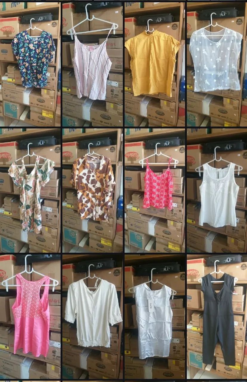 Lote de 80Pcs Roupas Diversas Manequim e Plus Size - Foto 3