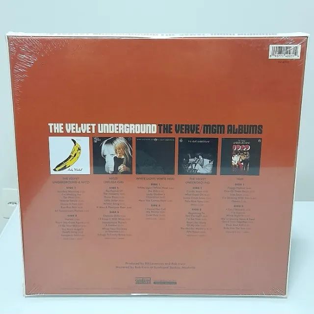 Box Mono The Velvet Underground - The Verve/MGM Albums (Com 5 LPs