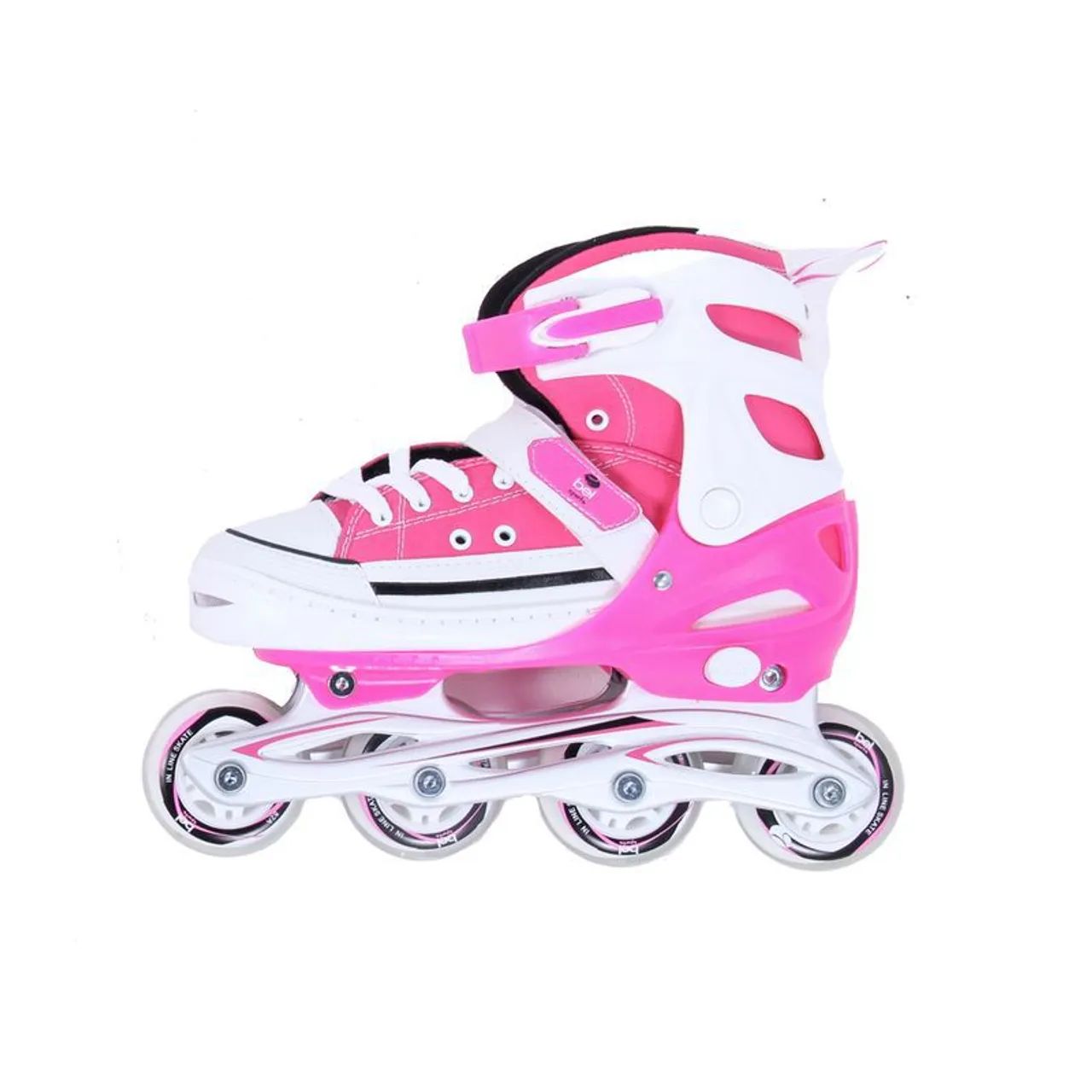Roller Inline All Style Street Ajustável Roxo/Rosa Bel (PRONTA ENTREGA) - Foto 4