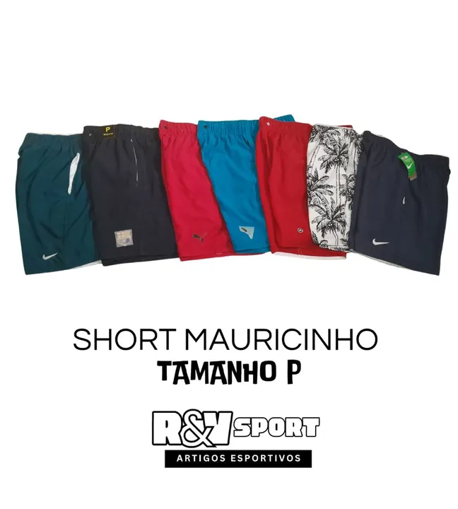 4 por 100 Shorts Masculinos - Tamanhos P.M.G