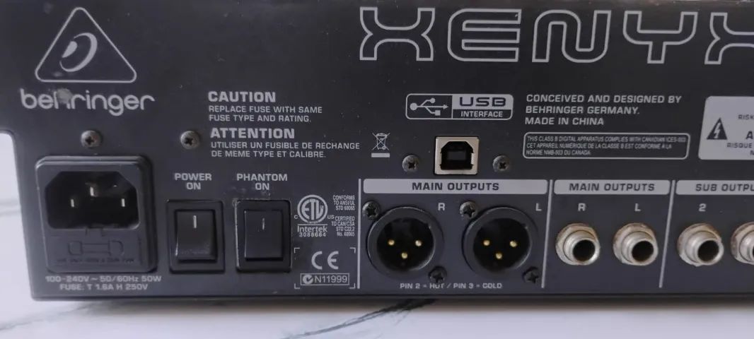 MESA DE SOM BEHRINGER X2222USB - Foto 2