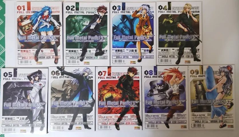 Mangá Full Metal Panic! Sigma Volumes (completo) Livros e