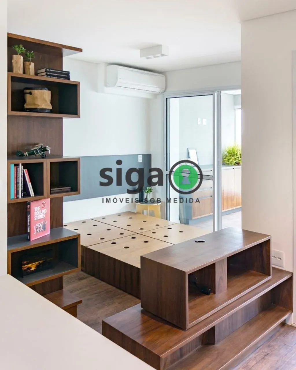 Apartamento em Pinheiros para Venda, MOBILIADO com 49m², 1 quarto, 1 vaga, andar alto