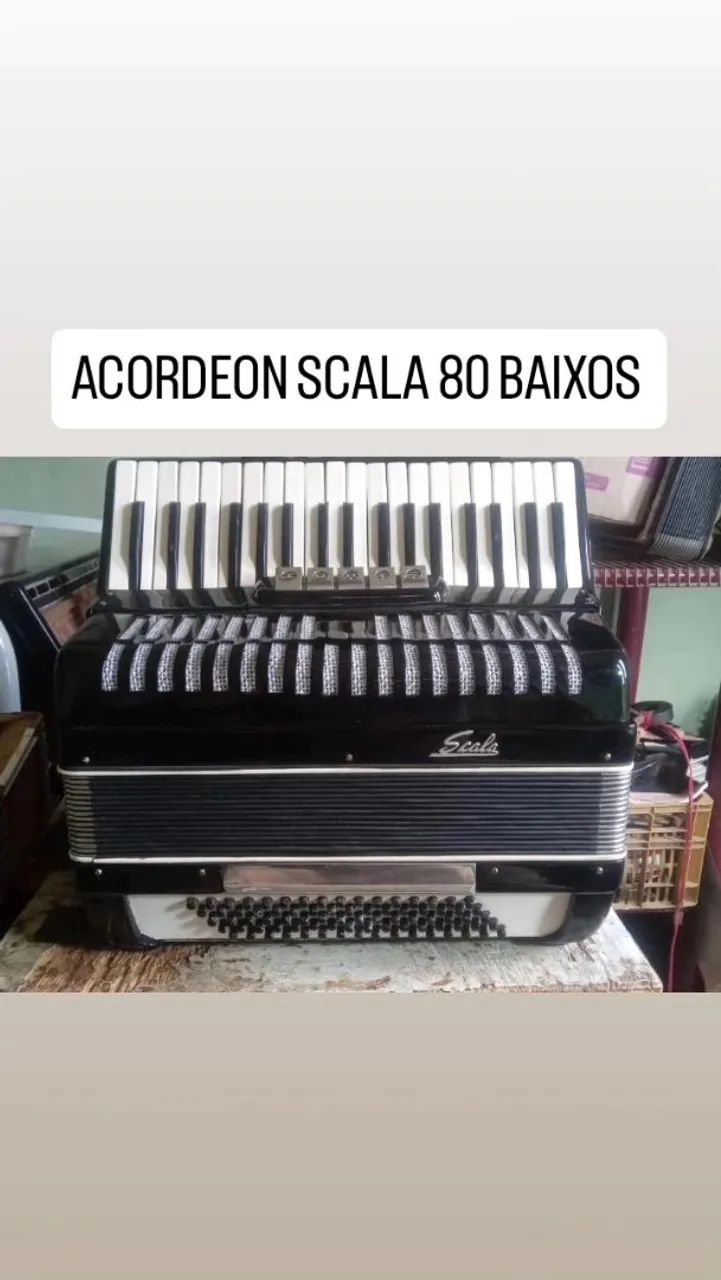ACCORDION SCALA 80 BASS.... (WE ACCEPT CREDIT CARD)64298736141186120