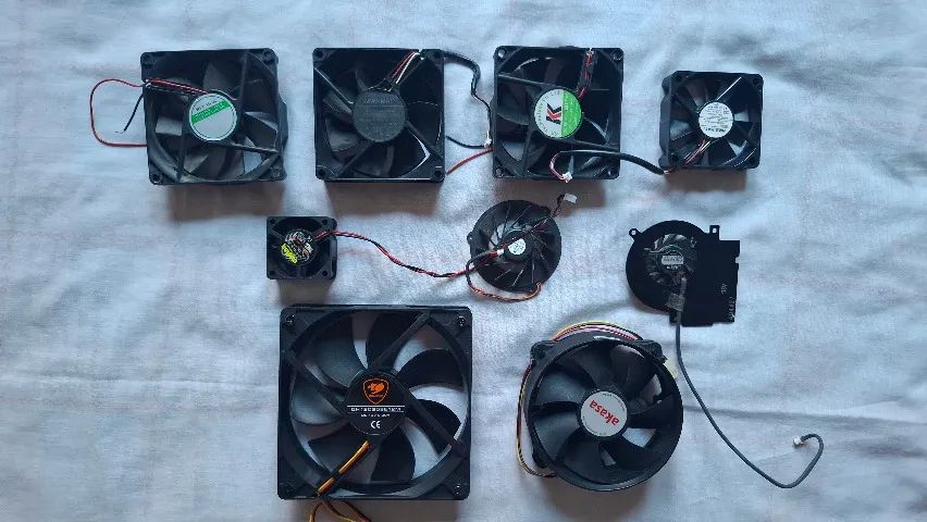 Coolers para computador/notebook, semi-novos, funcionando, a partir de 10,00 - Foto 2