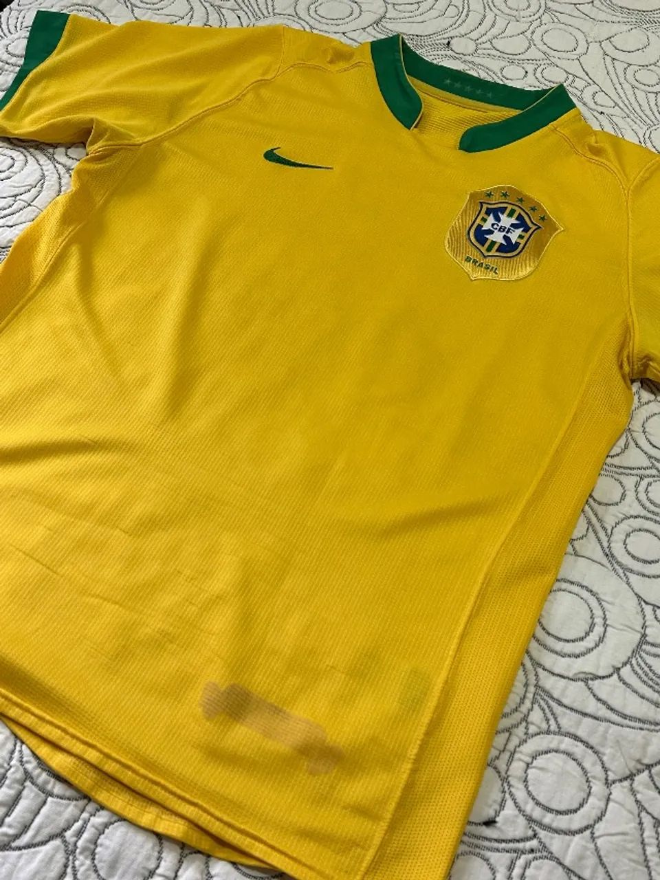 Camisa Seleção Brasileira Nike Home Canarinho Copa 2026 Tamanho P - Foto 2