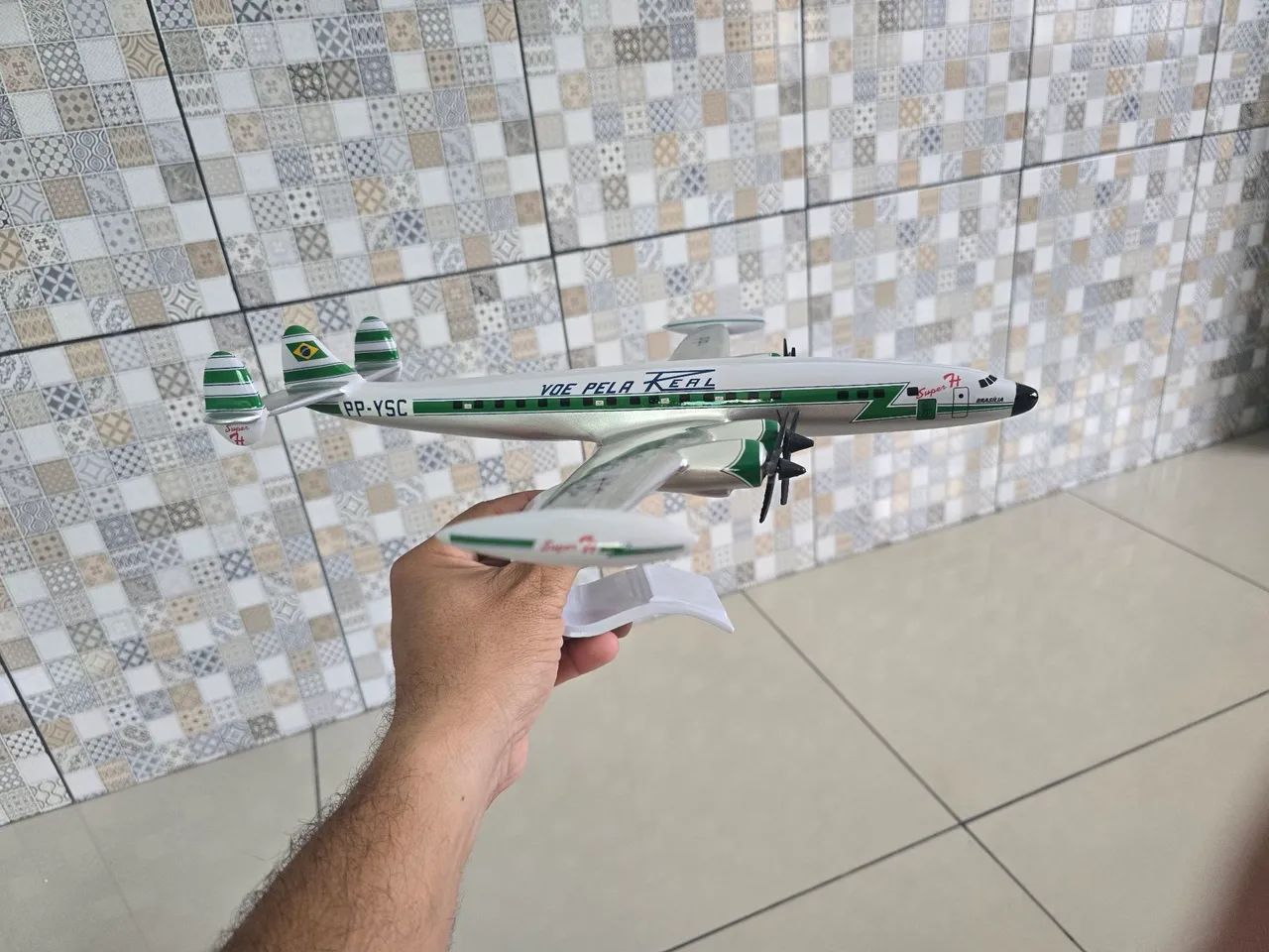 Maquete Lockheed Constellation - Voe Pela Real - Foto 3