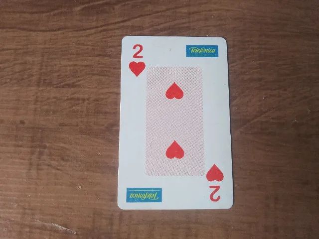 Cartão Telefônica Edição Baralho Dois de Copas Incrível!!! - Foto 5