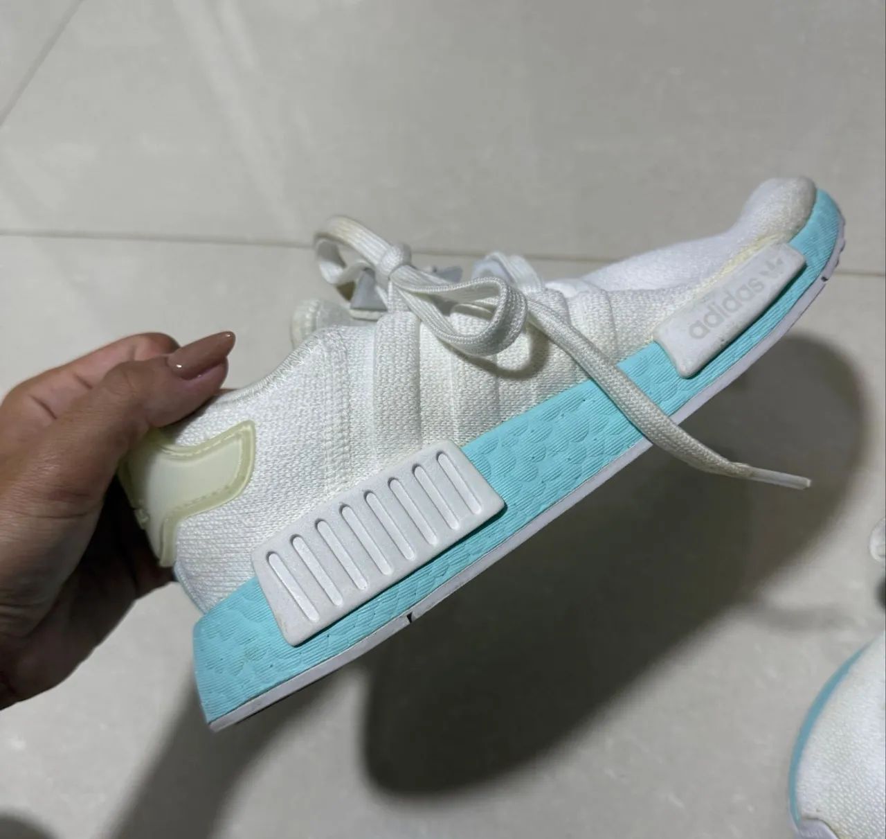 Adidas NMD Branco Lindo e Confortável! Calçados Jardim