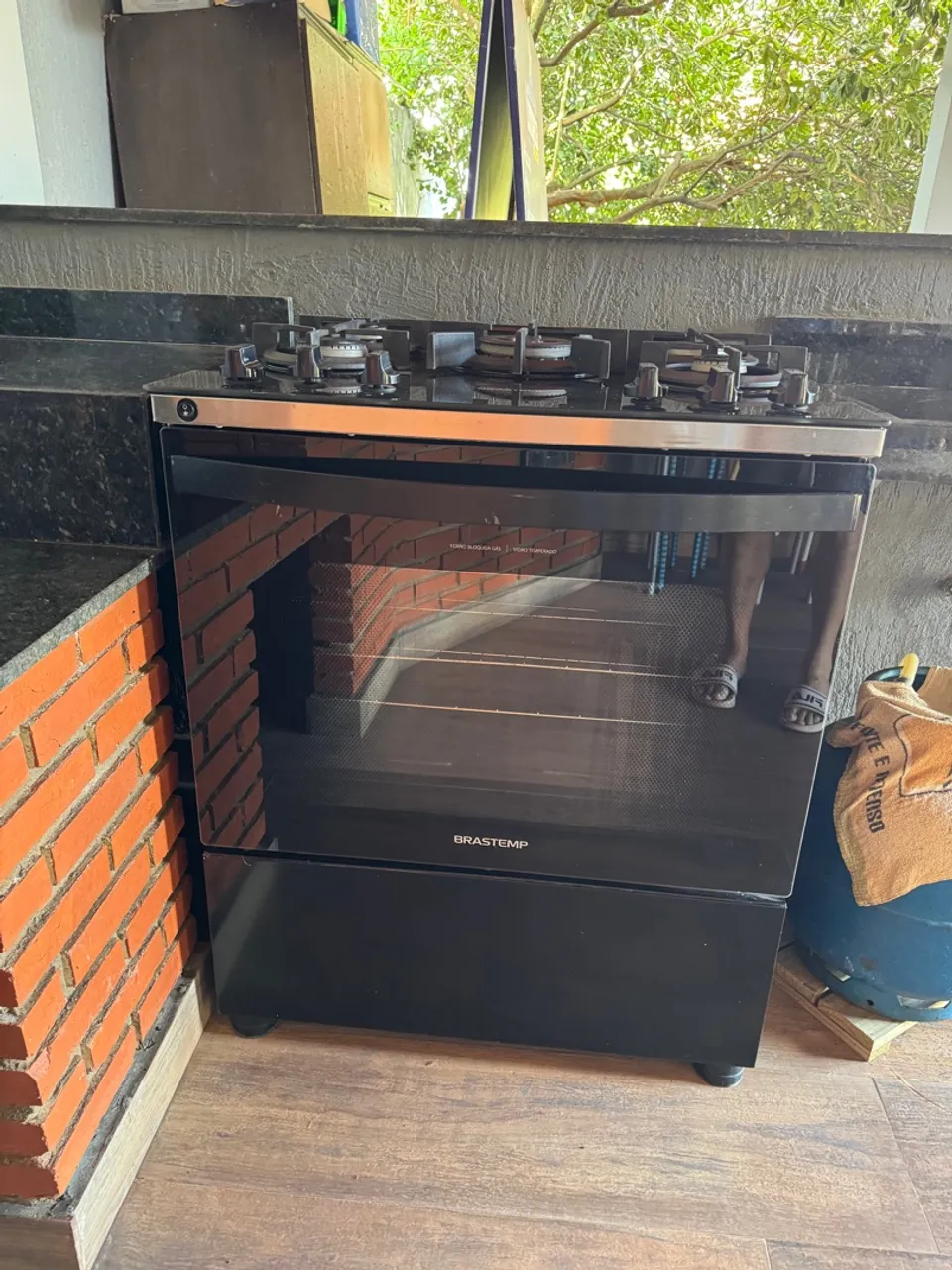 OPORTUNIDADE! Quem ver leva! Fogão Brastemp 5 Bocas Preto