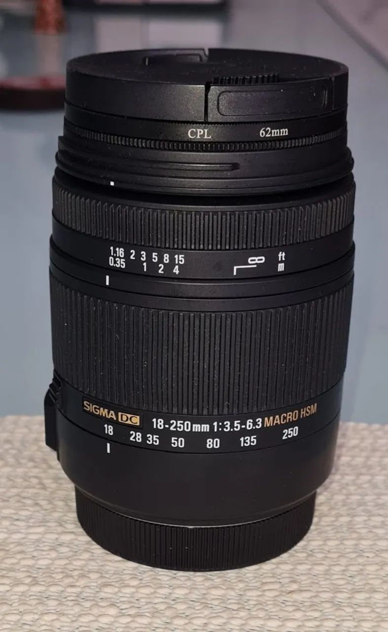 Lente SIGMA 18 250mm para CANON
