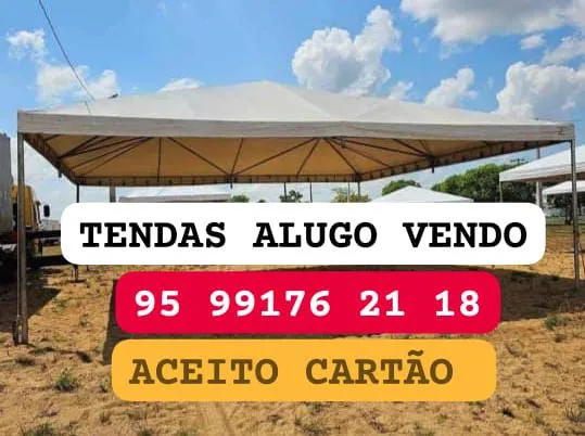 VENDO TROCO TENDA 10X10 PERFEITA ACEITO CARTÃO DE CRÉDITO