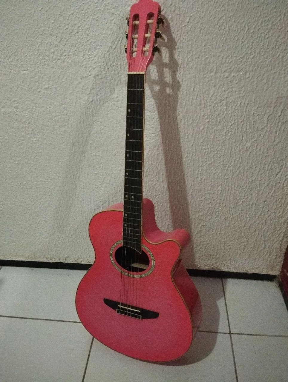 Violão Elétrico Tagima Rosa - Foto 4