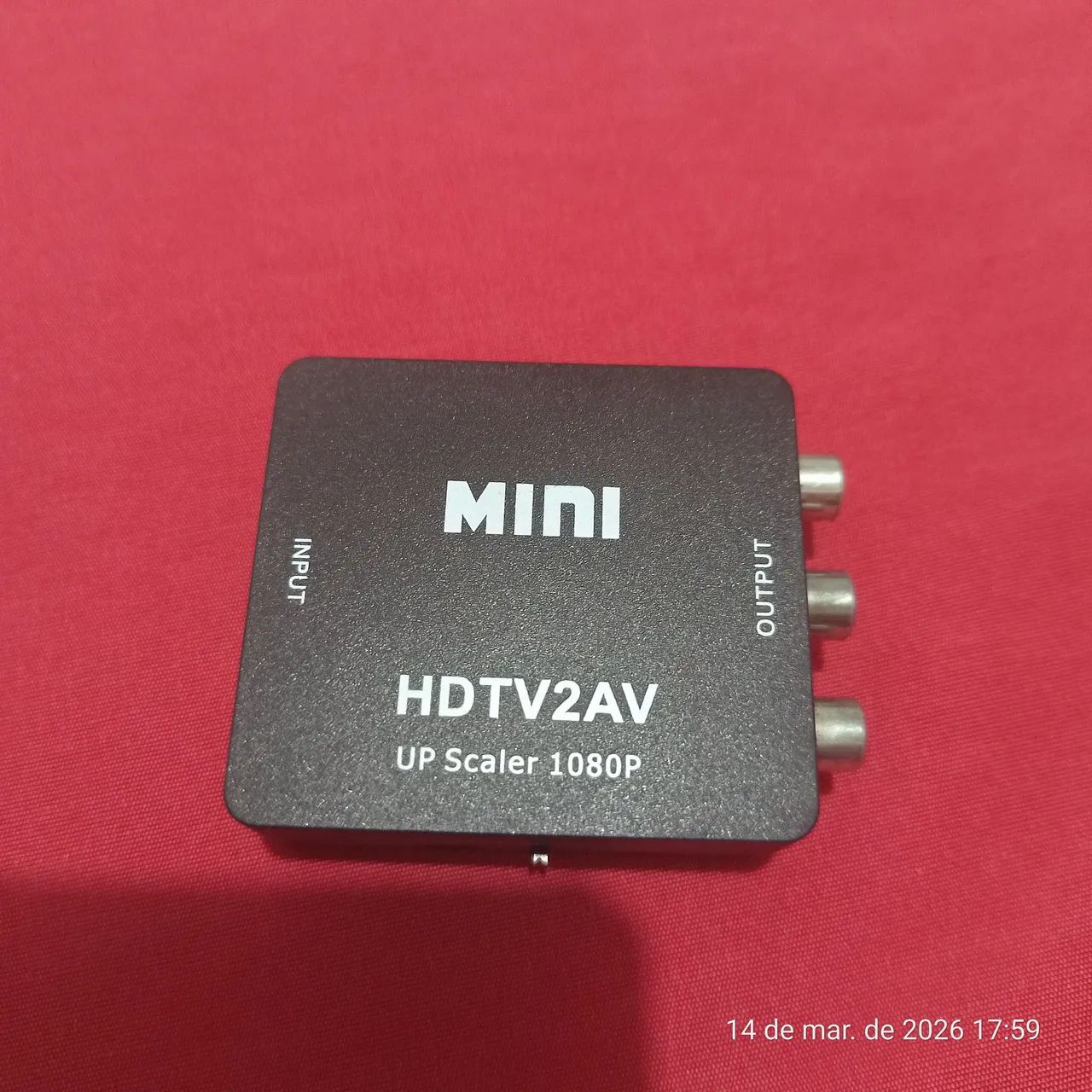 Conversor Mini Box de HDMI para AV