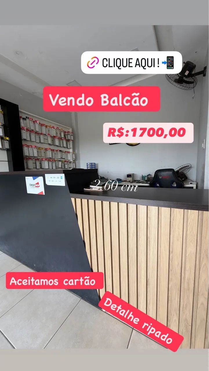 Vendo balcão 