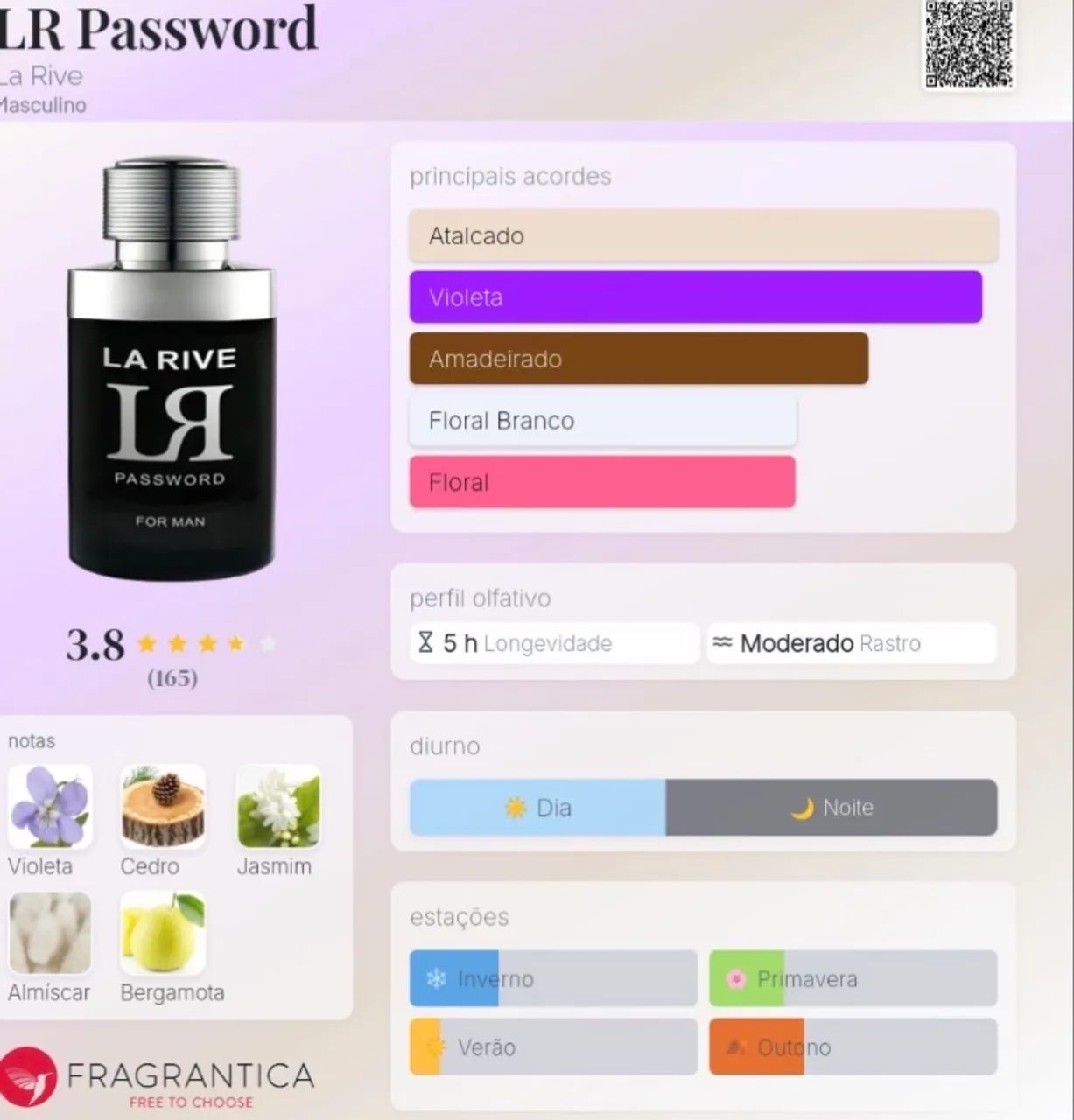Perfume La Rive Password Masculino - 95% cheio - Desapego - Foto 5