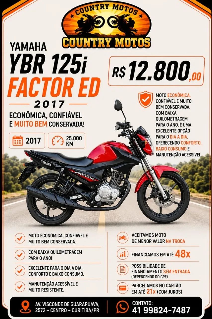 Ybr 125i Factor Ed