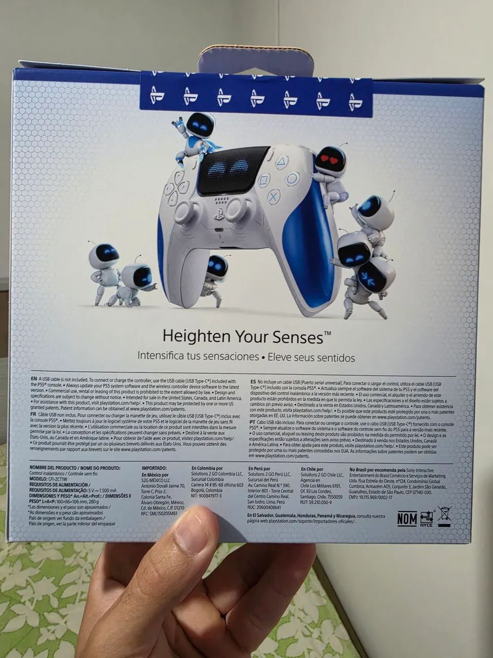 Controle Dualsense PS5 Edição Limitada Astro Bot Joyful - Foto 2