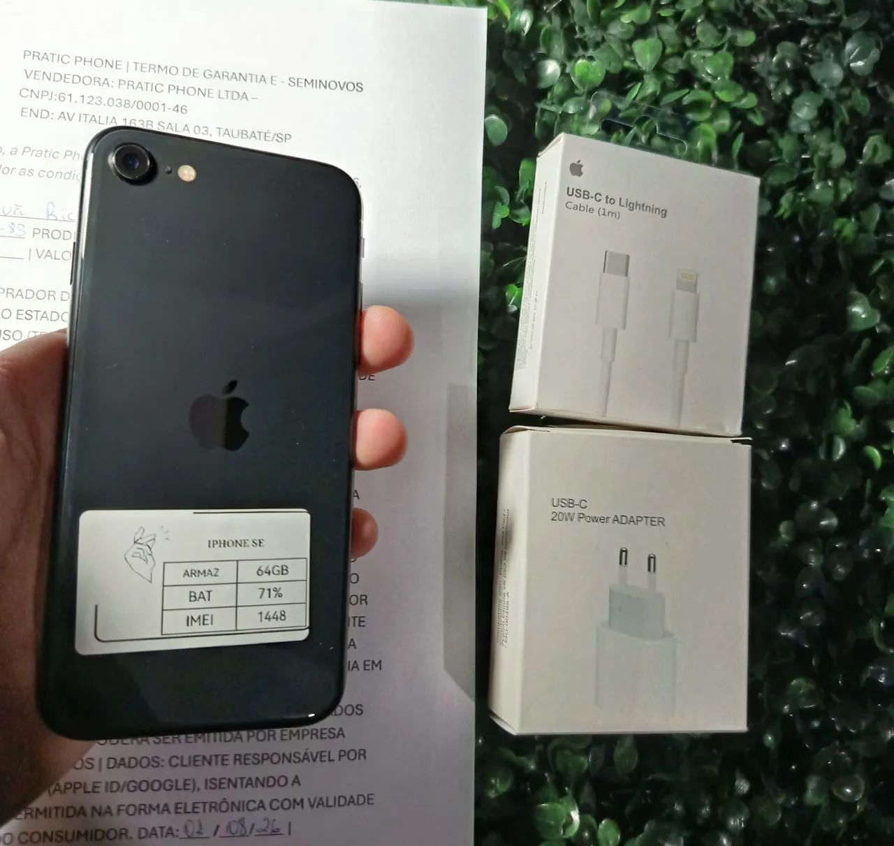 iPhone SE 2ª geração 64 GB preto - Foto 2