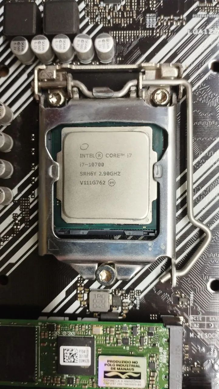 Kit placa mãe Asus, i7 décima, 8gb, Nvme 256 - Foto 2
