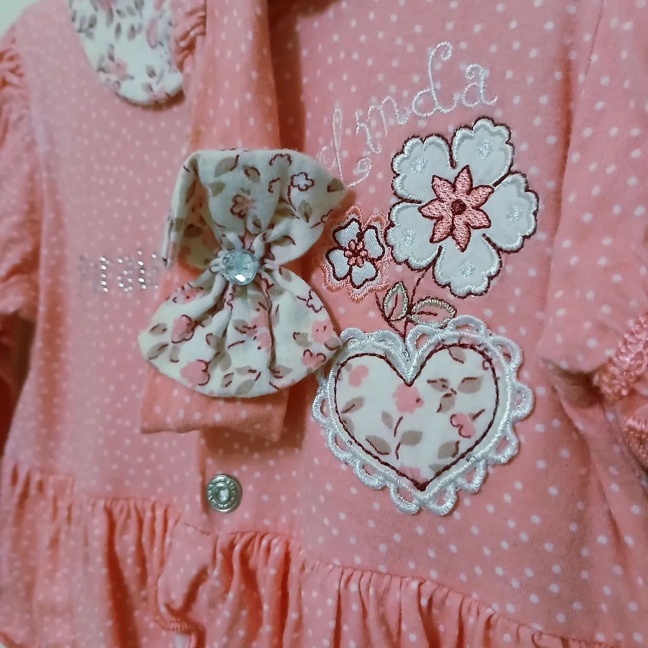 Macacão baby  menina  - Foto 4